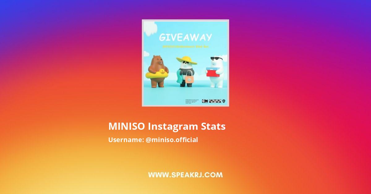 MINISO Instagram Followers Statistics / Analytics SPEAKRJ Stats