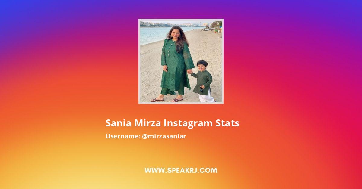 Sania Mirza Instagram Stats