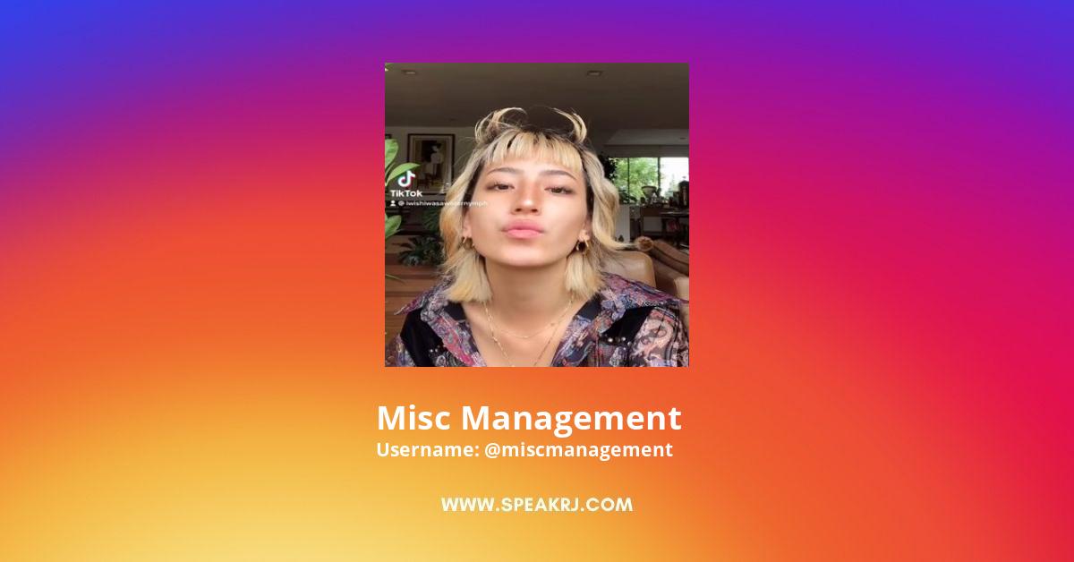 Misc Management Instagram Pictures