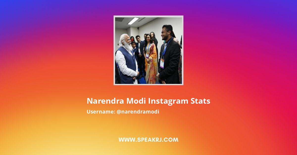 Narendra Modi Instagram Stats