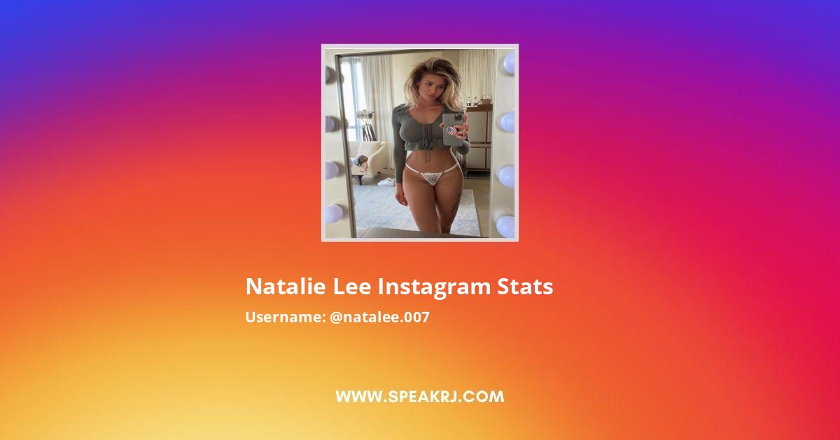 Natalie Lee Instagram Followers Statistics / Analytics - SPEAKRJ Stats