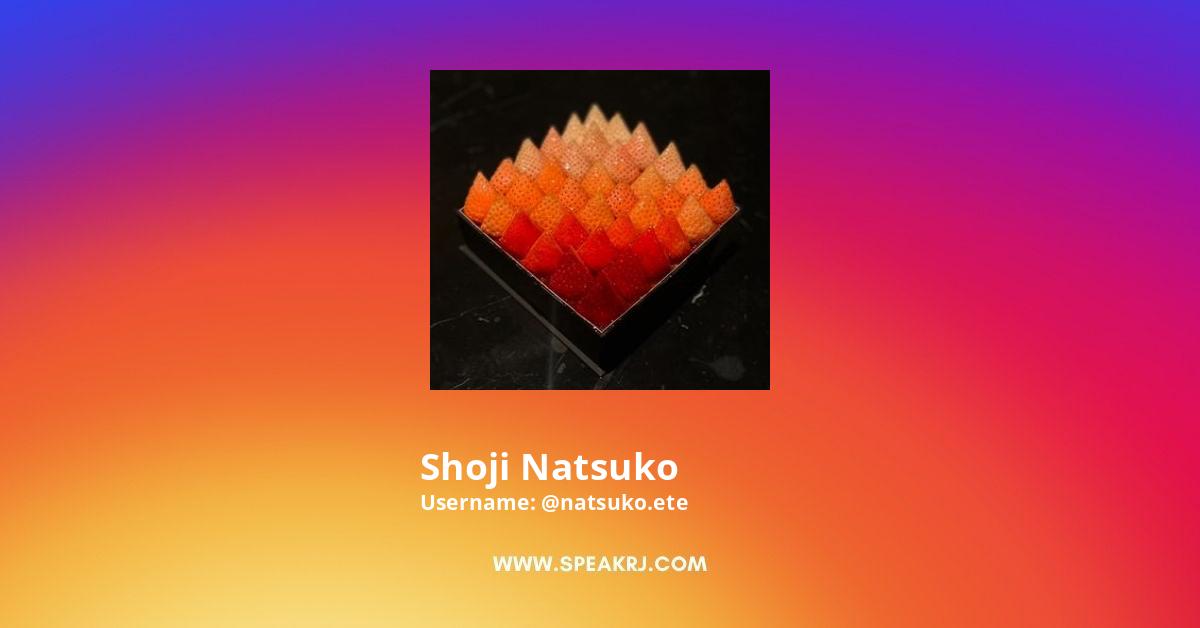 Shoji Natsuko Instagram Pictures