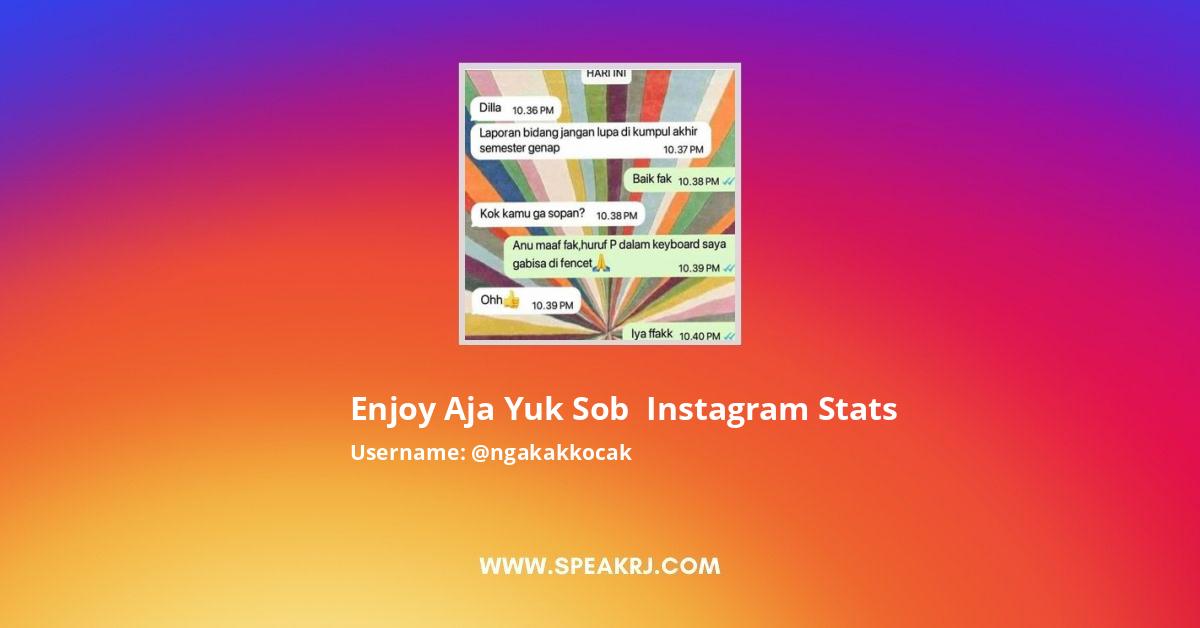 Ngakakkocak Instagram Stats