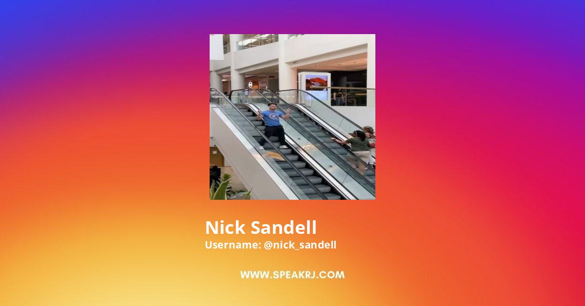 Email Address for Nick Sandell Instagram Influencer Profile - Contact  @nick_sandell