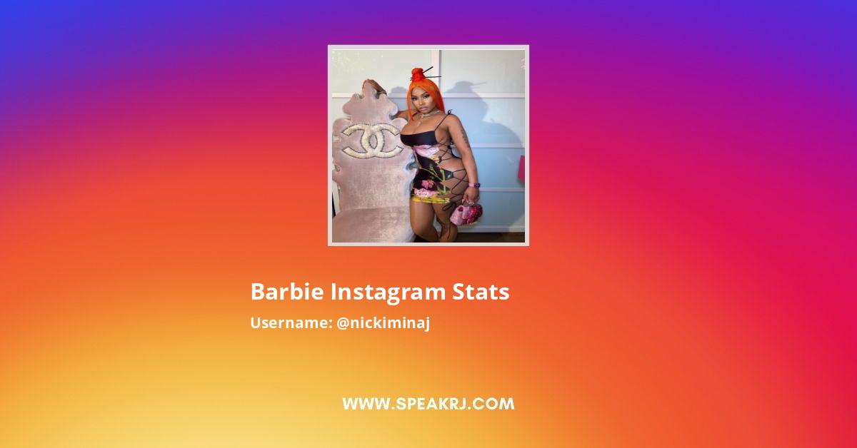 Barbie Instagram Stats