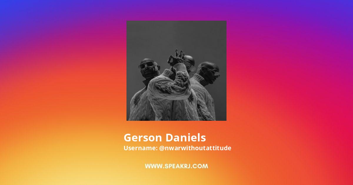 Gerson Daniels Instagram Pictures