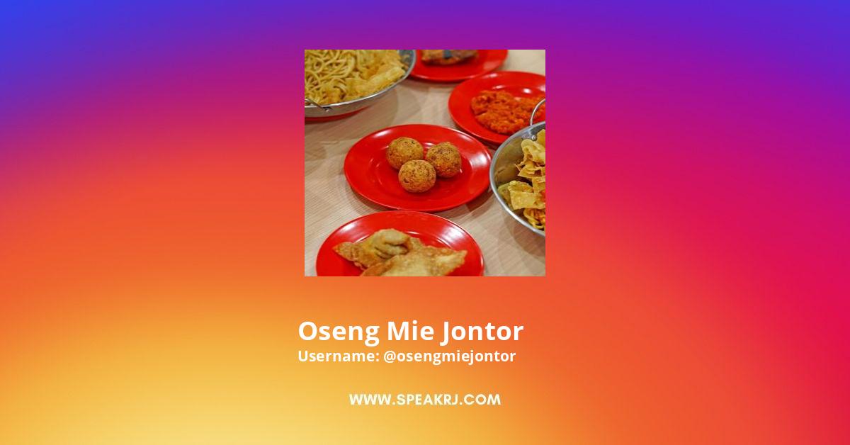 Oseng Mie Jontor Instagram Pictures