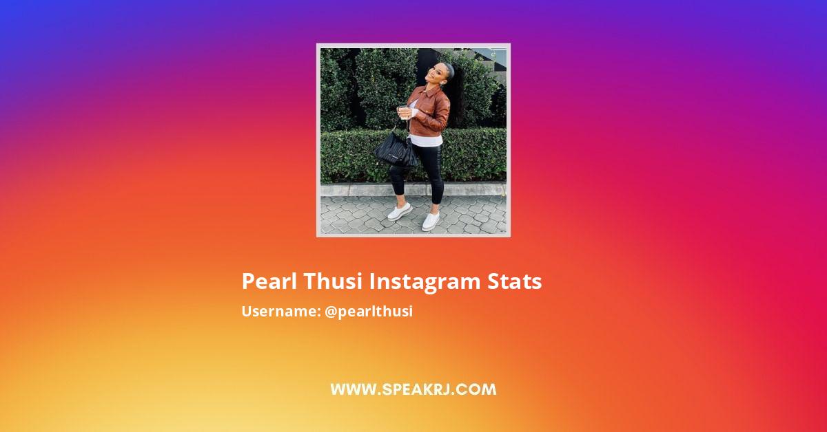 Instagram pearl thusi 