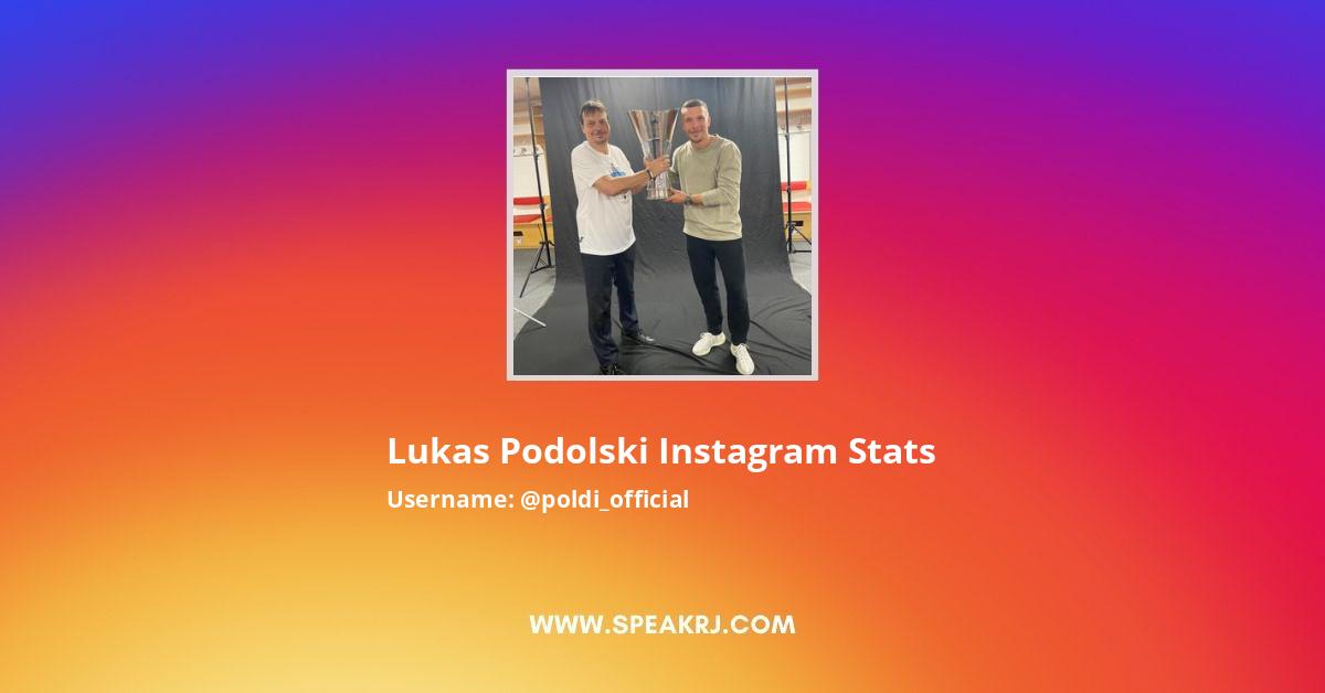 Lukas Podolski Instagram Followers Statistics Analytics Speakrj Stats