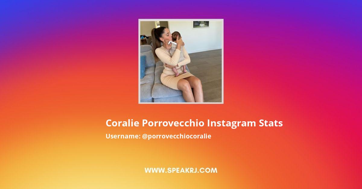 Coralie Porrovecchio Instagram Stats