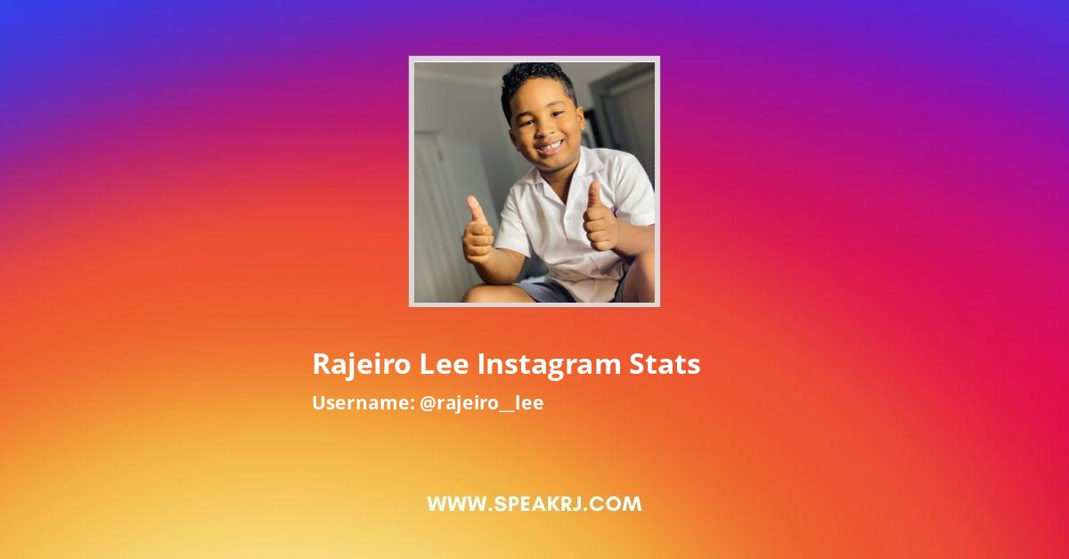 Rajeiro Lee Instagram Pictures