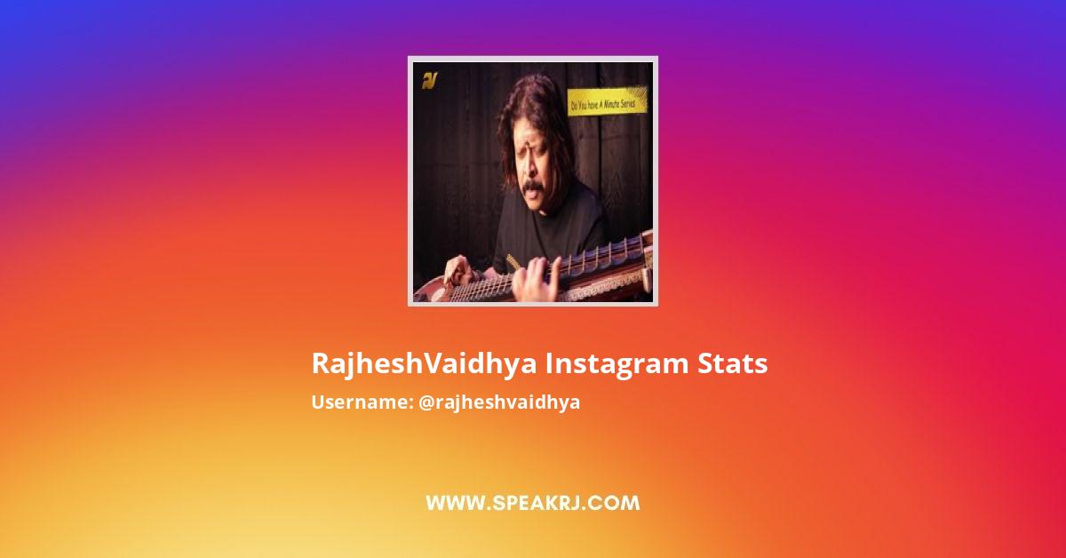 RajheshVaidhya Instagram Pictures