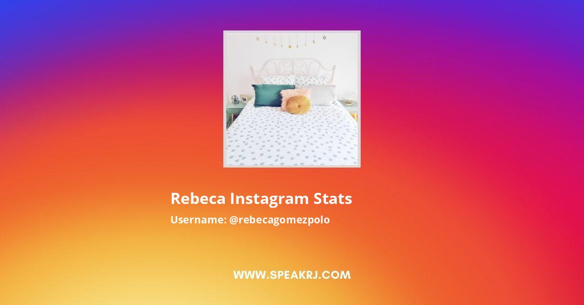 Rebecagomezpolo Instagram Stats
