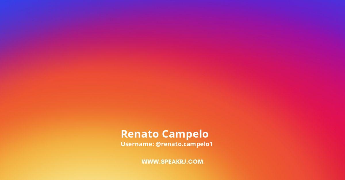 Renato Campelo Instagram Pictures