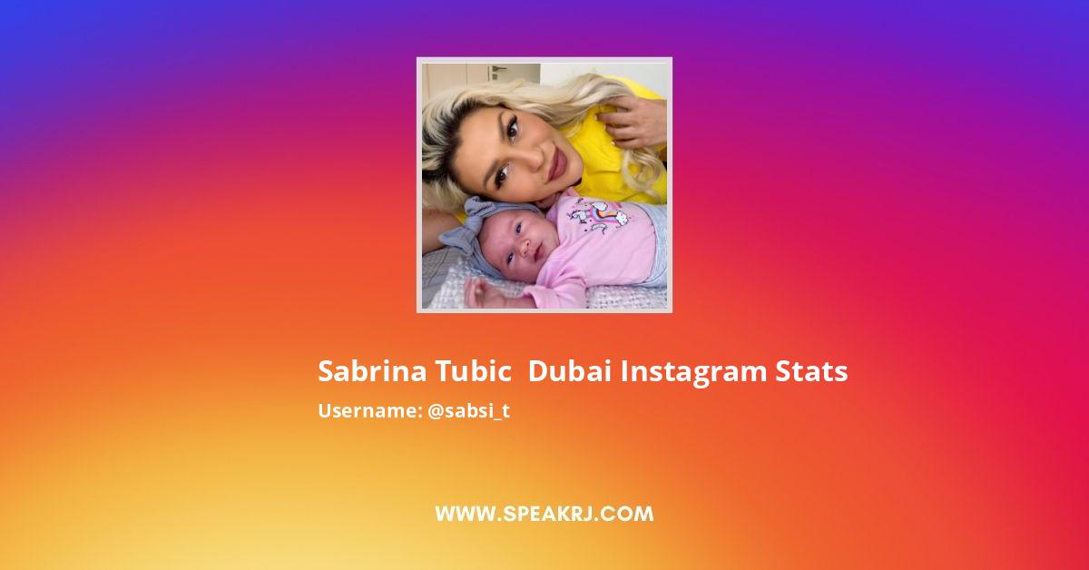Sabrina Tubic سابسي Instagram Pictures