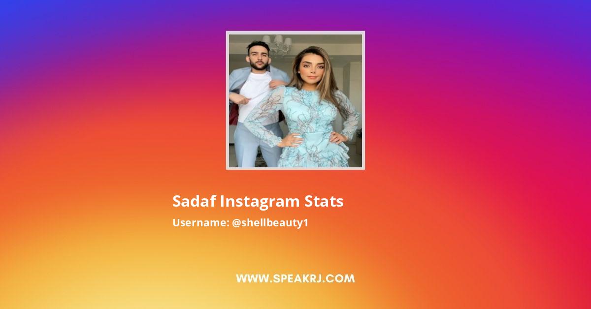 Sadaf Instagram Followers Statistics Analytics Speakrj Stats