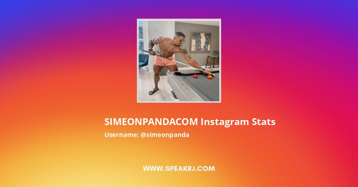 Simeonpanda Instagram Stats