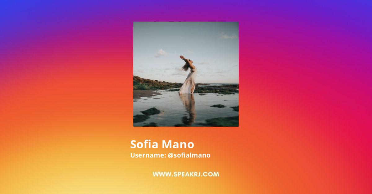Sofia Mano Instagram Pictures