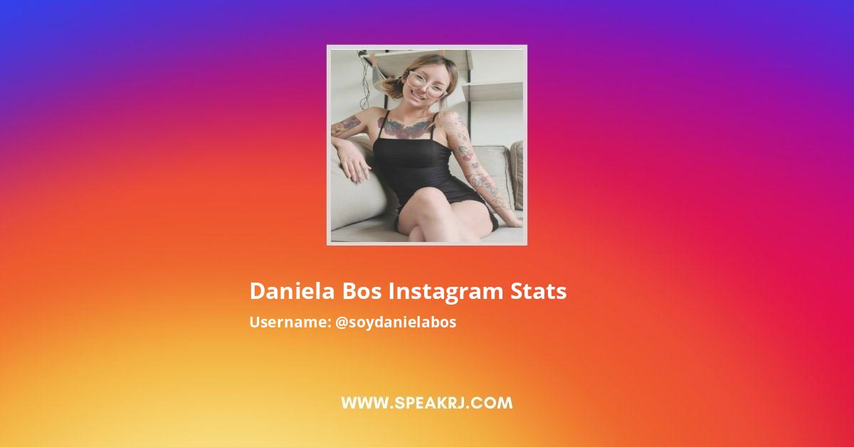 Daniela Bos Instagram Top Mentions & Hashtags - SPEAKRJ.