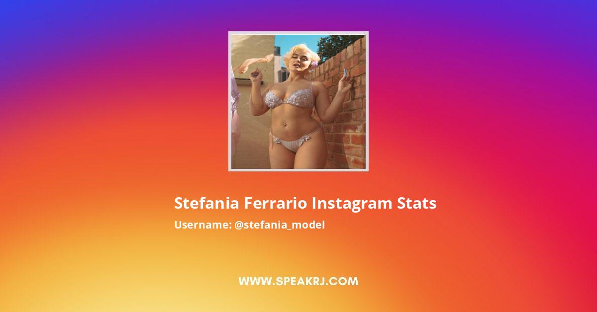 Stefania ferrario instagram