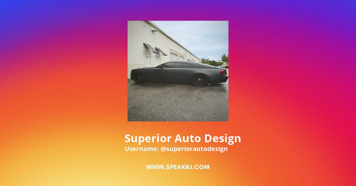 Superior Auto Design Instagram Pictures