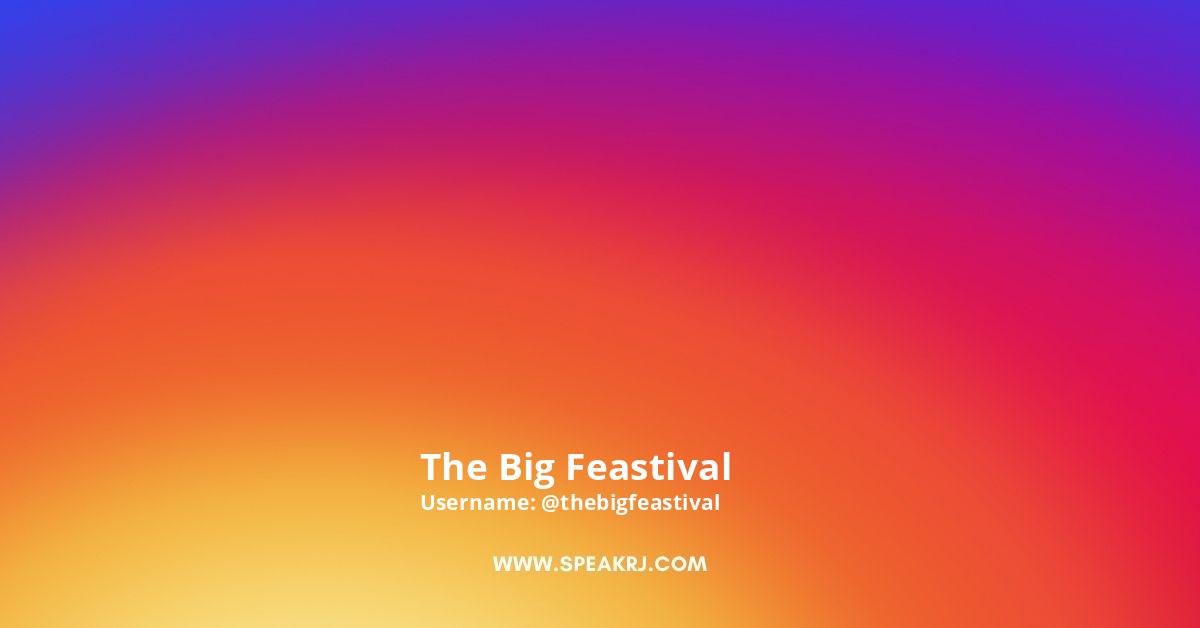 The Big Feastival Instagram Pictures