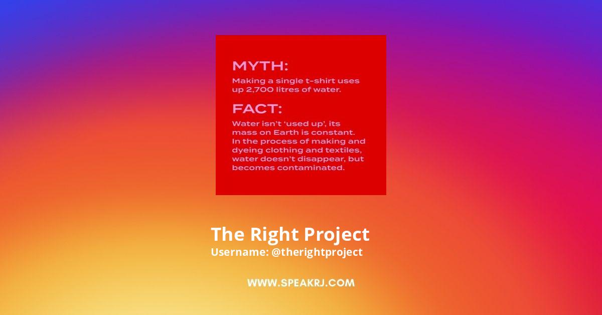 THE RIGHT PROJECT Instagram Pictures