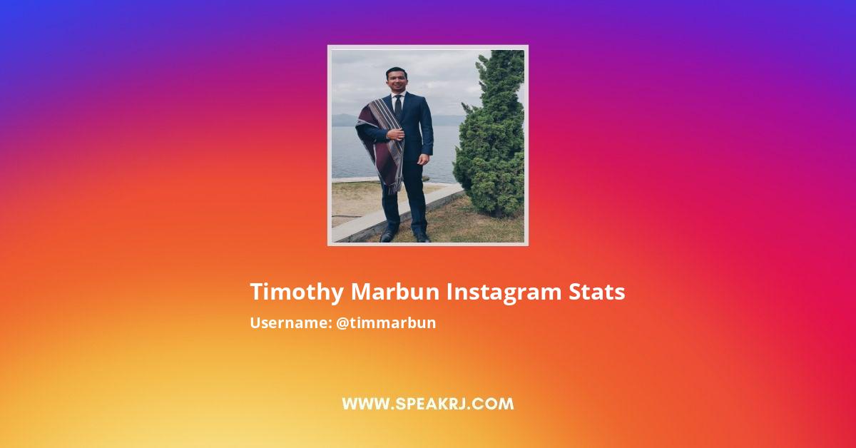 Timothy Marbun Instagram Pictures