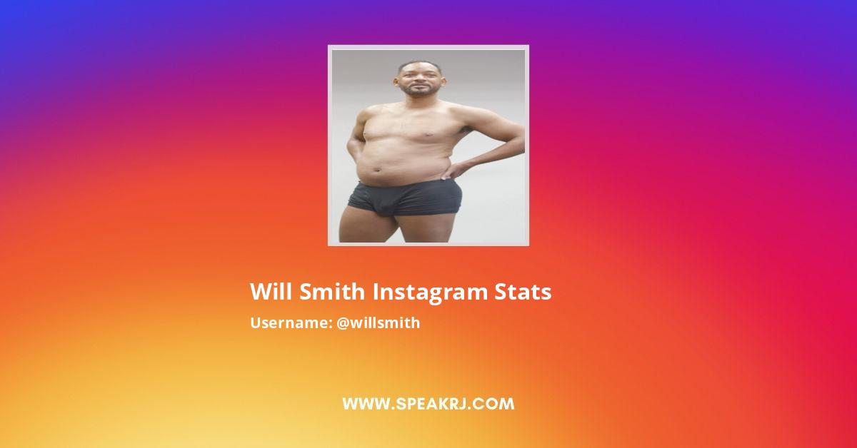 Will Smith Instagram Stats