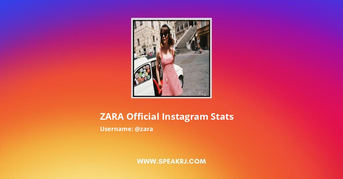 ZARA Official Instagram Stats
