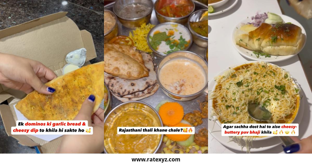 Ridhima Mahajan II Gurgaon food blogger Instagram Pictures