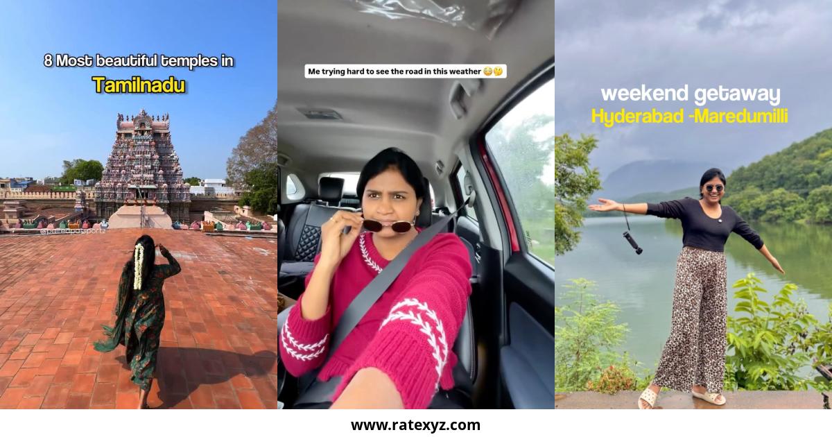 K BALAJI NEETHU Couple Travellers Hyderabad ️ Instagram Pictures