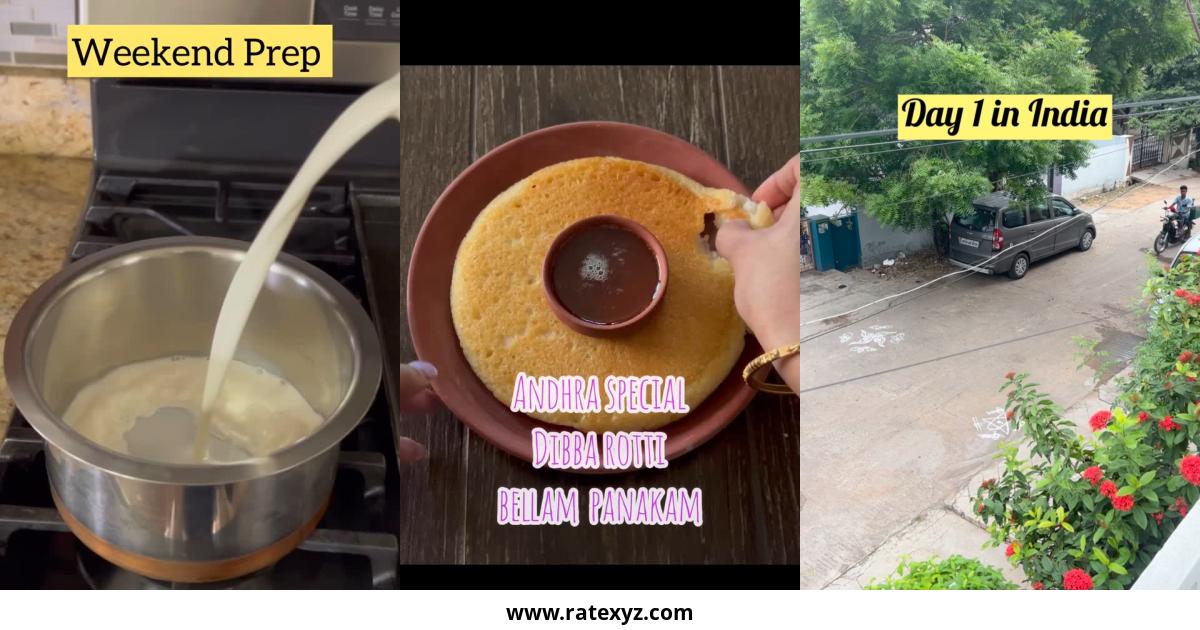 Madhuri Food blogger Instagram Pictures