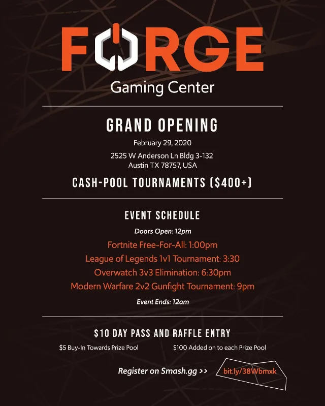 Post by Forge Gaming Center