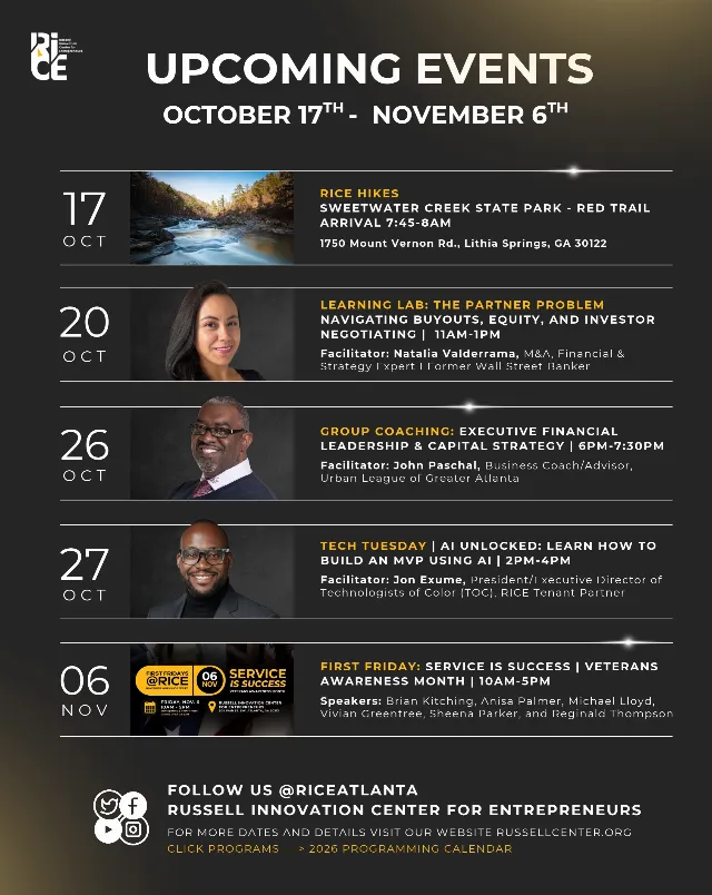 Post by The Russell Innovation Center for Entrepreneurs (RICE)