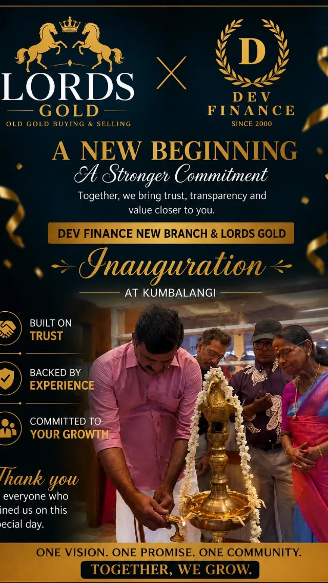 Post by Dev Finance | Gold Loan Kochi