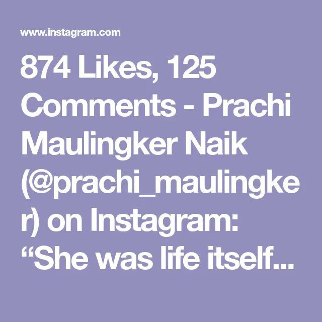 Post by Prachi Maulingker Naik - Fashion \u0026 Lifestyle Blogger