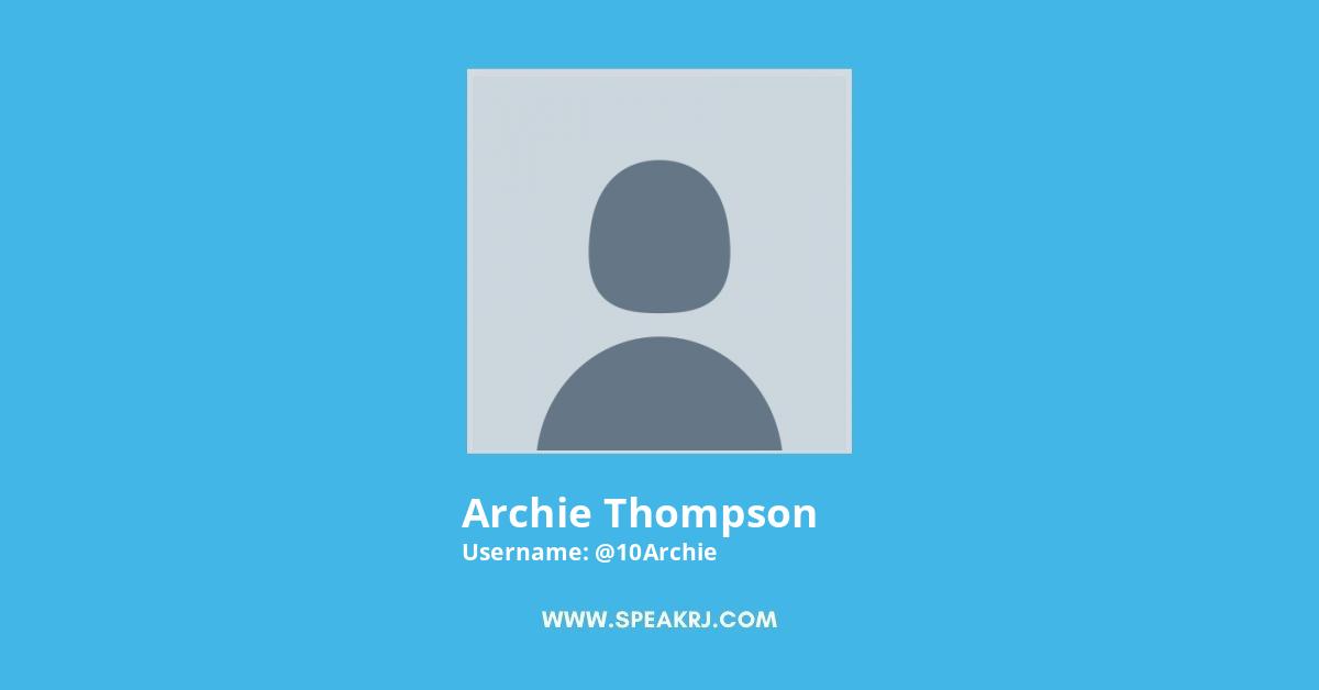 Archie Thompson Twitter Stats