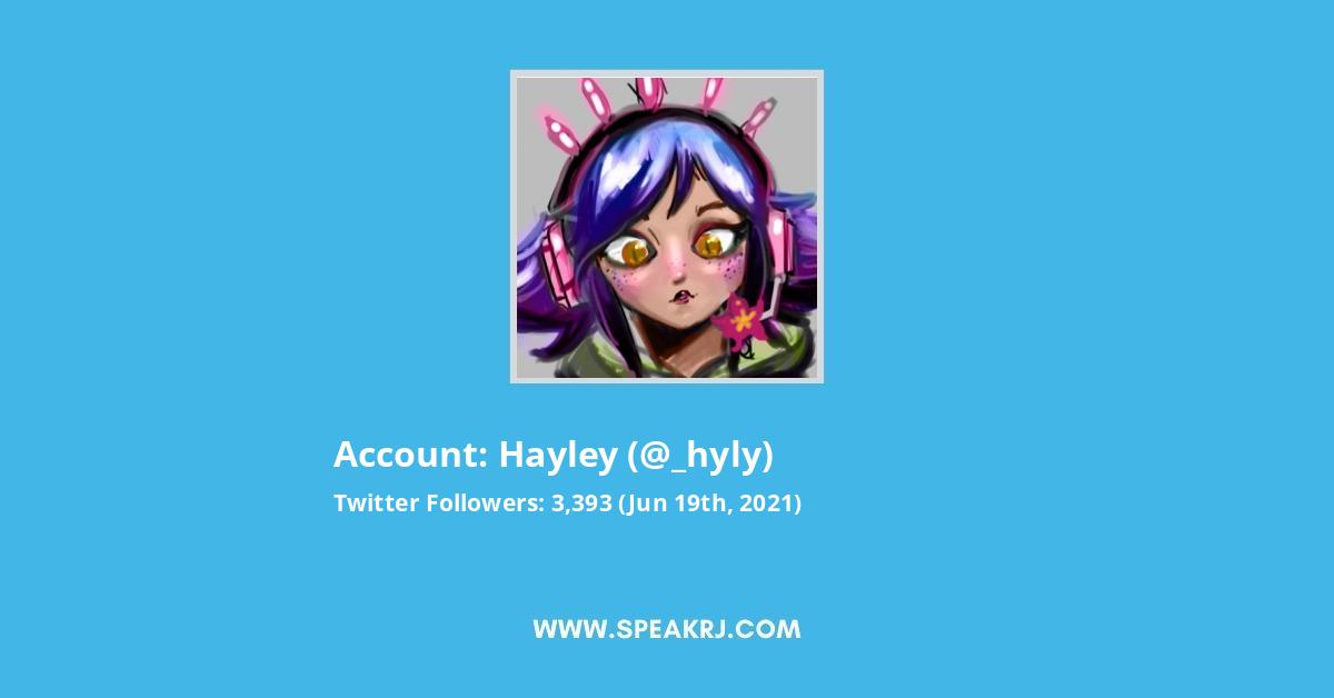hayley Twitter Stats