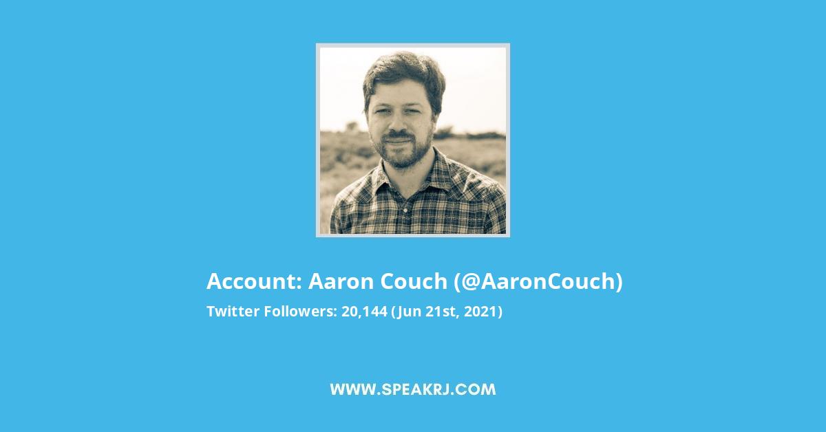 Aaron Couch Twitter Stats