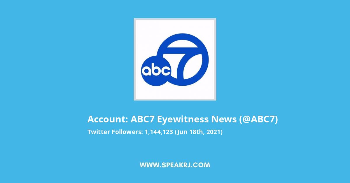 ABC7 Eyewitness News Twitter Stats