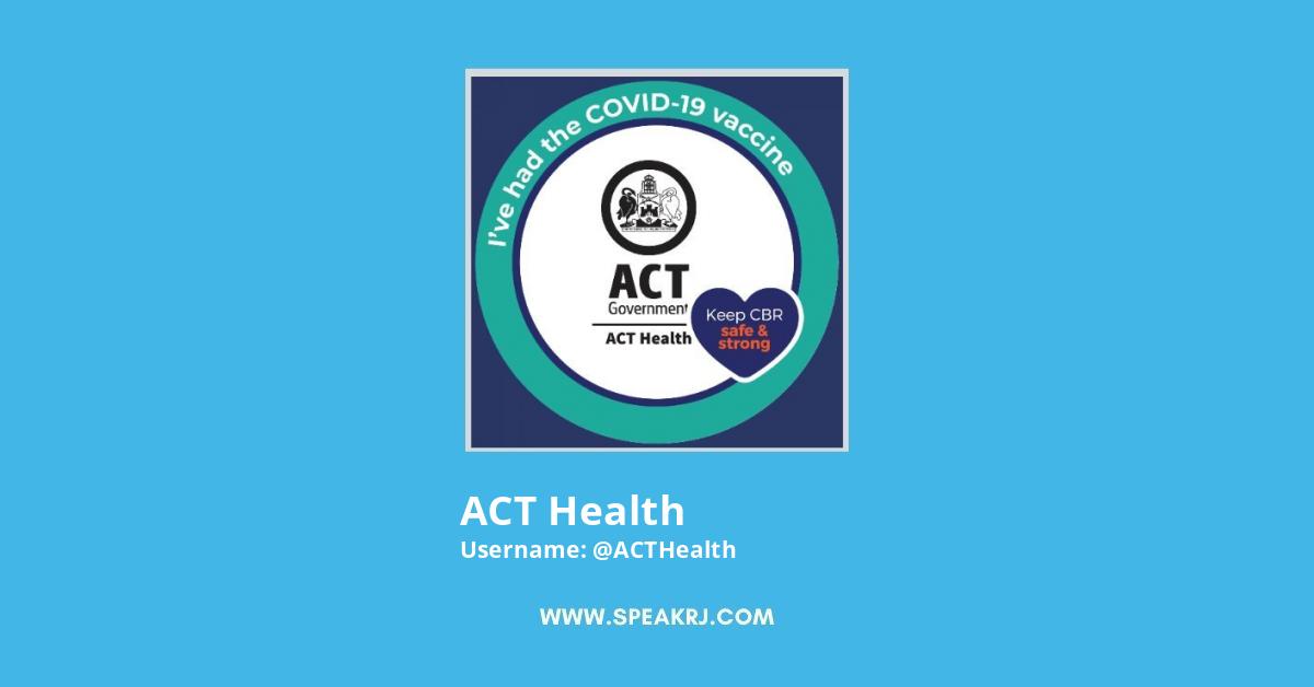 ACT Health Twitter Stats