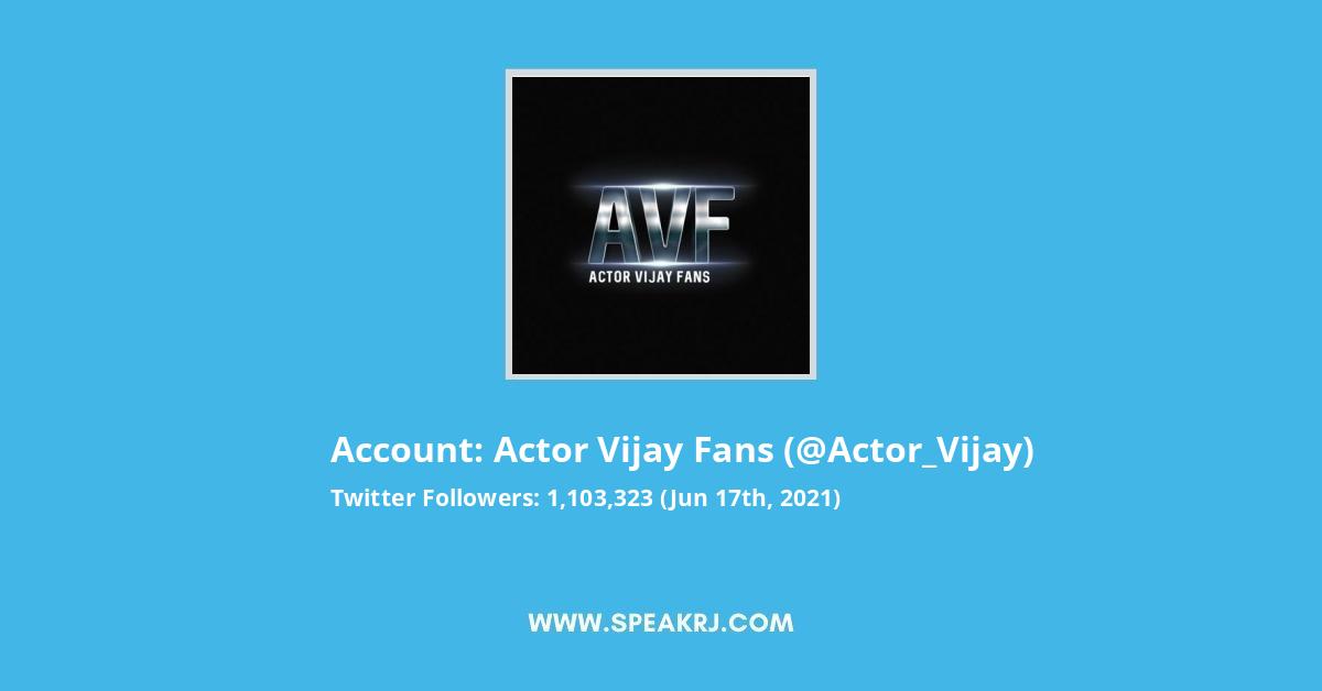 Actor Vijay Fans Twitter Stats