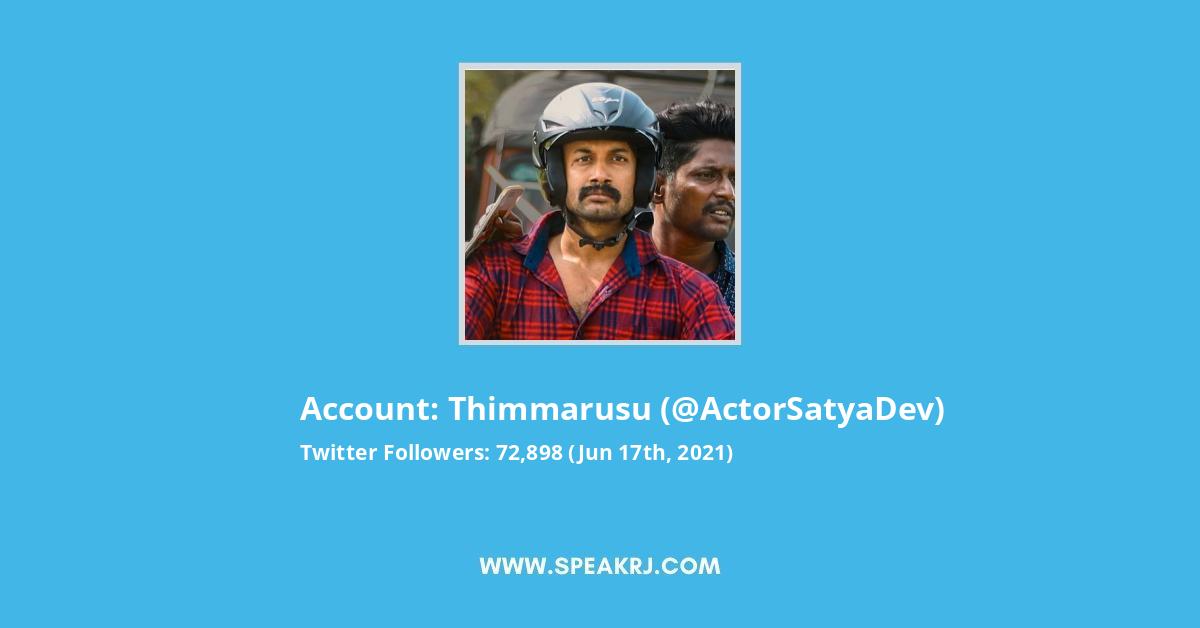 Satya Dev Twitter Stats