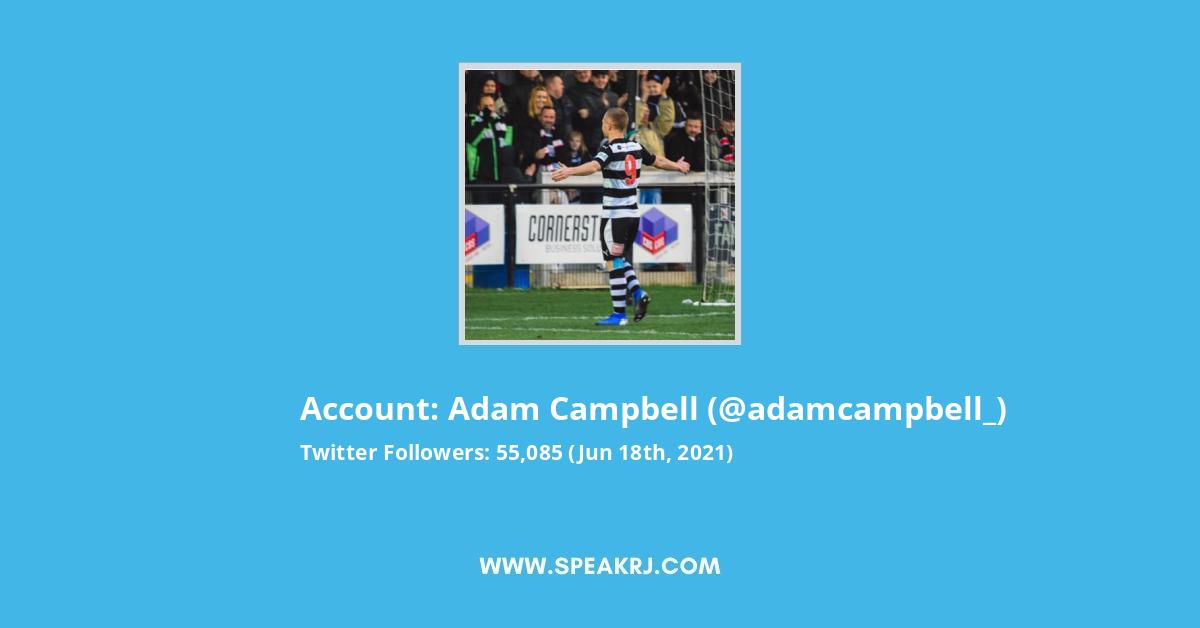 Adam Campbell Twitter Stats