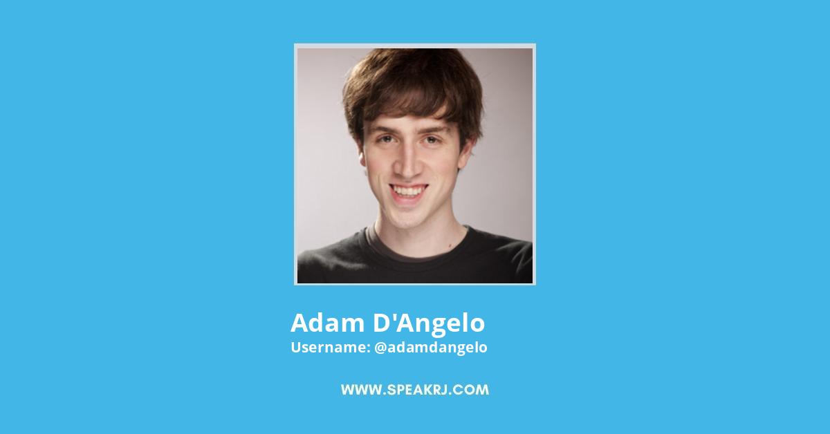 Adam D'Angelo Twitter Stats