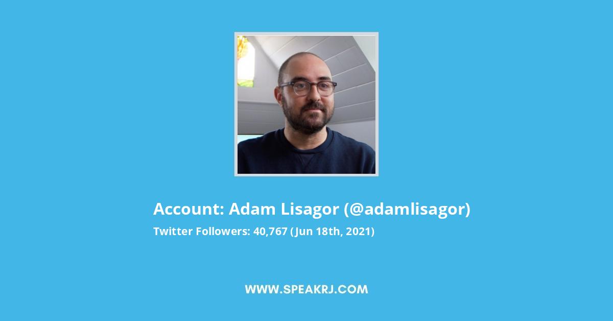Adam Lisagor Twitter Stats