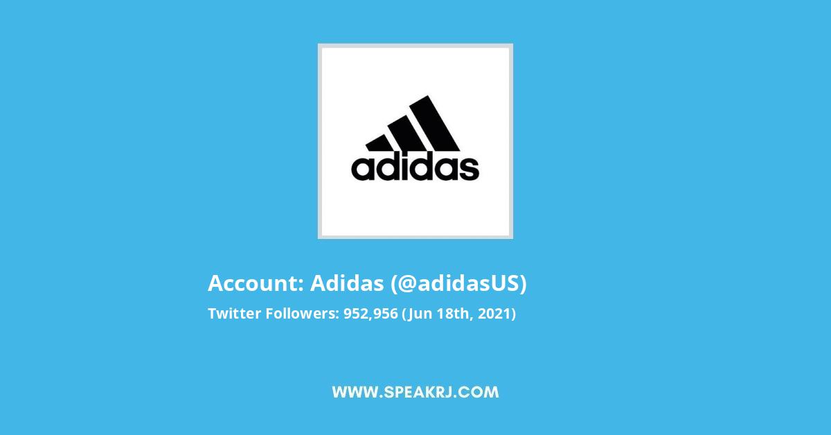 Adidas Twitter Followers Statistics / Analytics - SPEAKRJ Stats