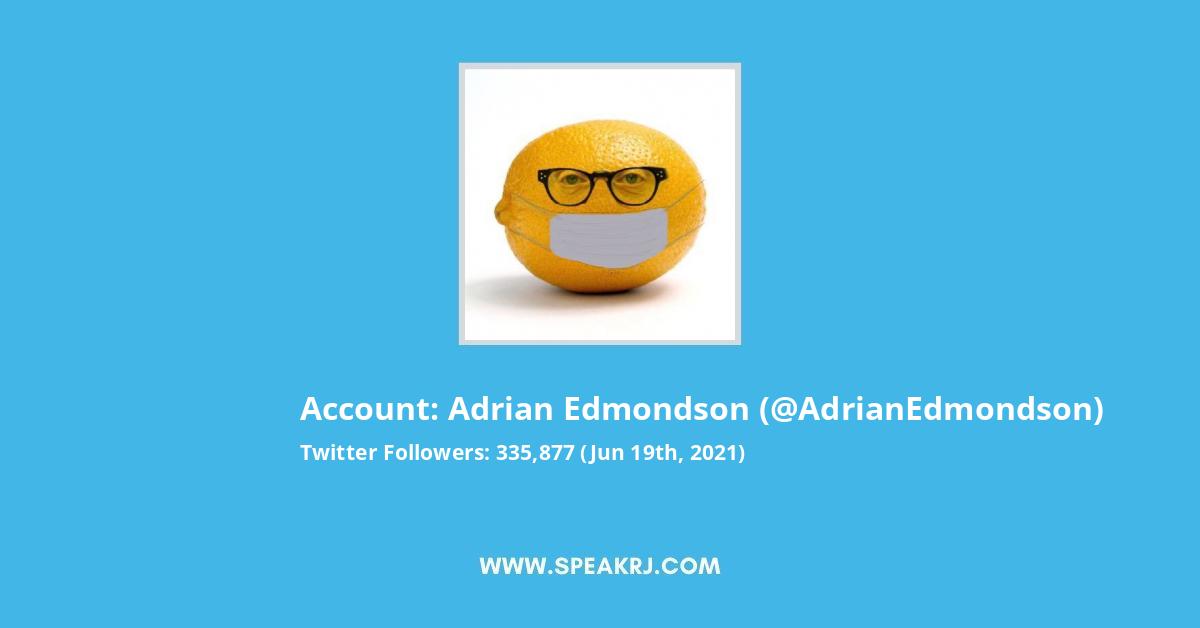 Adrian Edmondson Twitter Stats