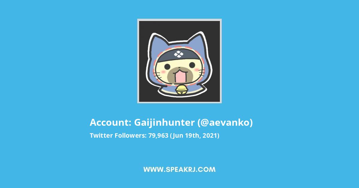 Gaijinhunter Twitter Stats